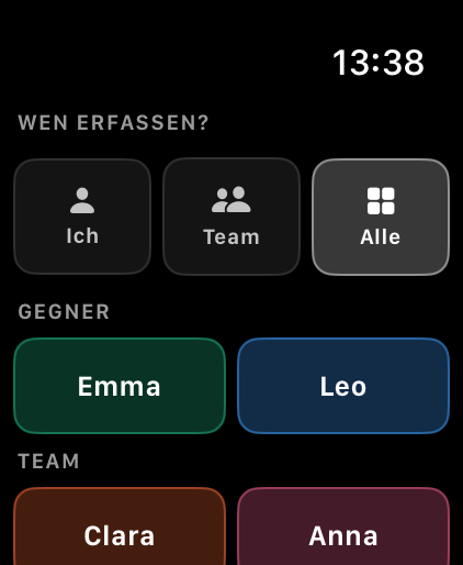 Choose who to track on Apple Watch