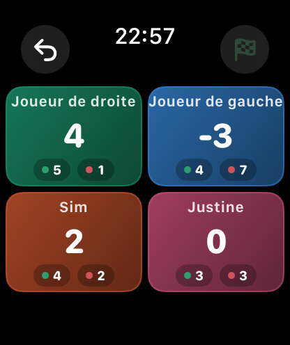 PadelRatio live tracking on Apple Watch