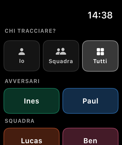 Choose who to track on Apple Watch