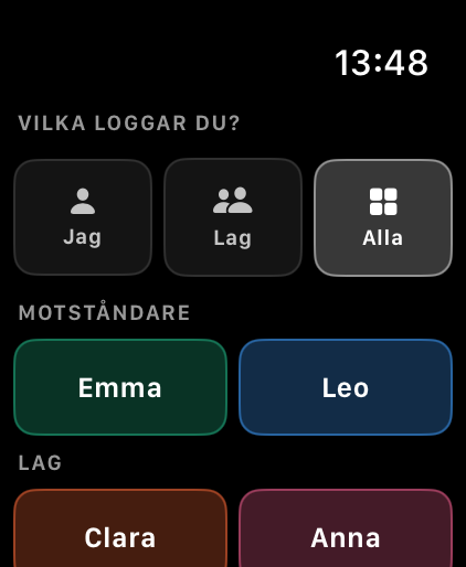 Choose who to track on Apple Watch